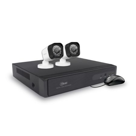 7919 - Kit DVR cuatro canales + 2 cámaras - 720p