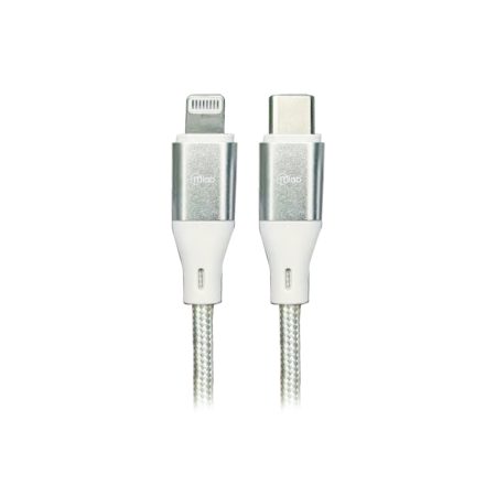 9264- Cable Certificado Lightning a Tipo C Silver
