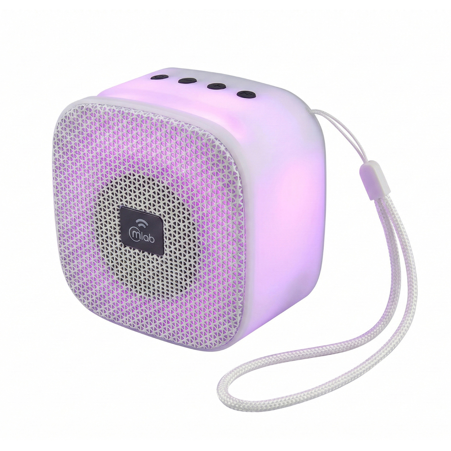 9675 - Mini Flaming Cube - White - Image 3