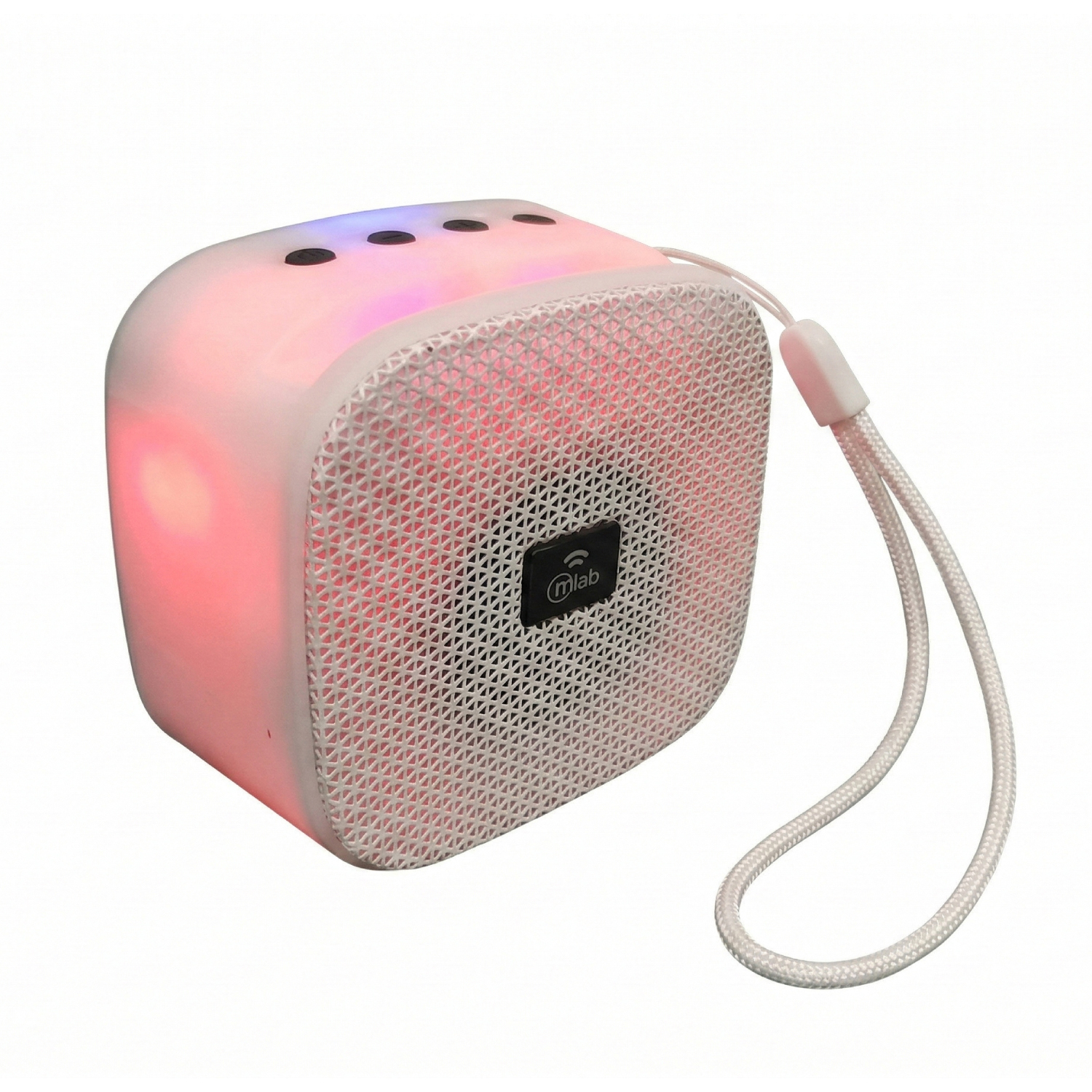 9675 - Mini Flaming Cube - White - Image 4