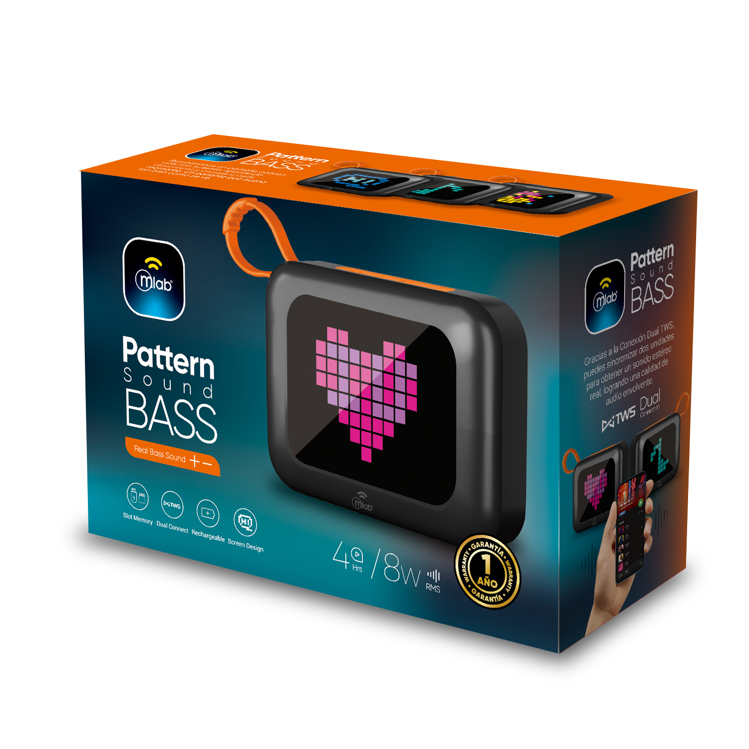 9695 - Pattern Sound BASS - Black - Image 2