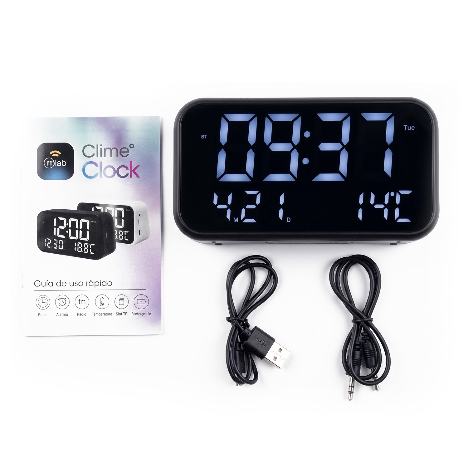 9685 - Clime Clock - Black - Image 5