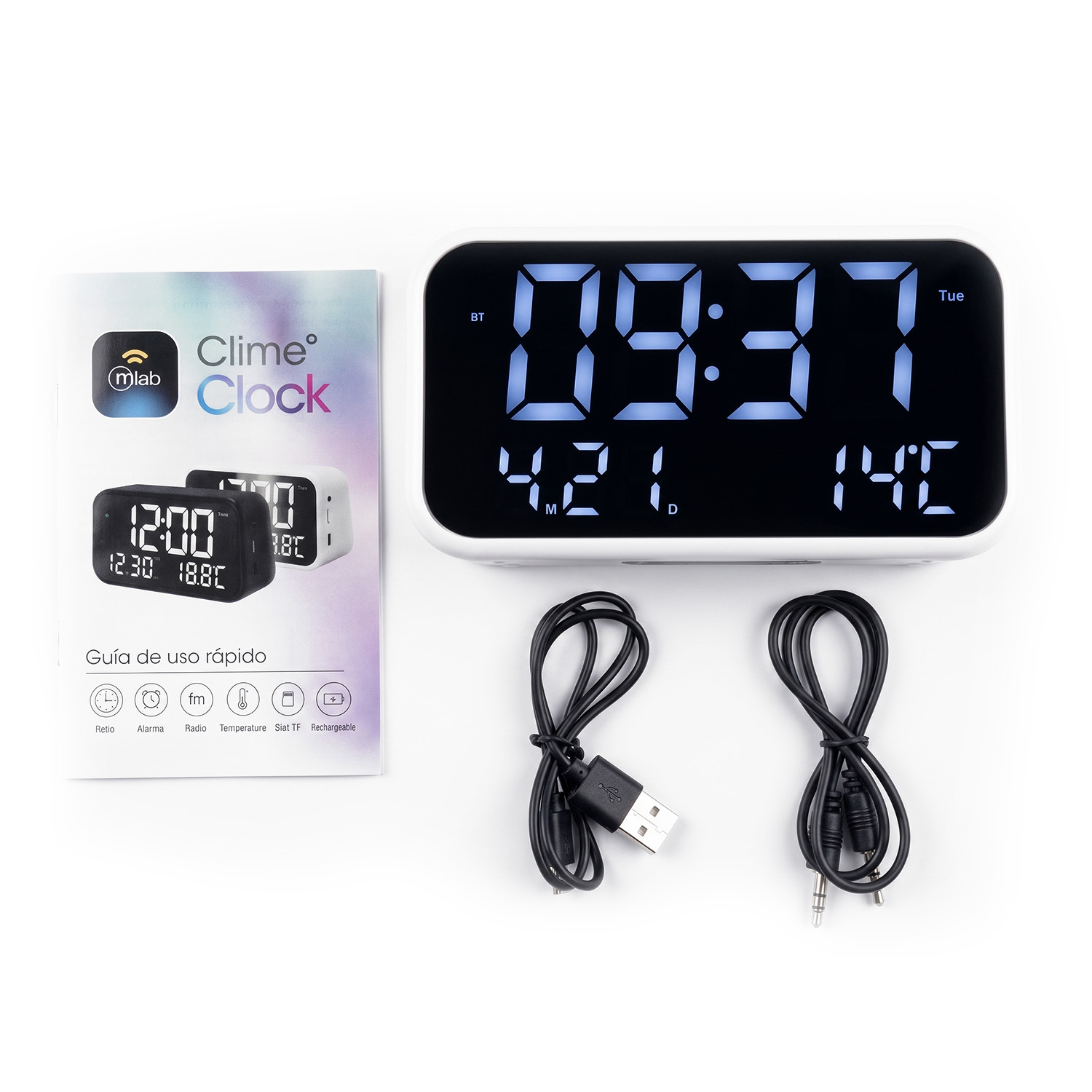 9686 - Clime Clock - White - Image 6