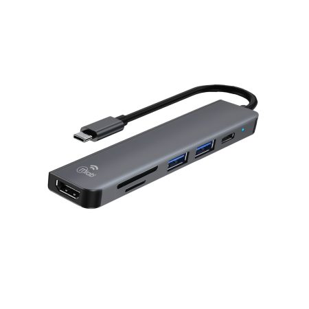 10020 - HUB 6 en 1 Adaptador múltiple - Type C