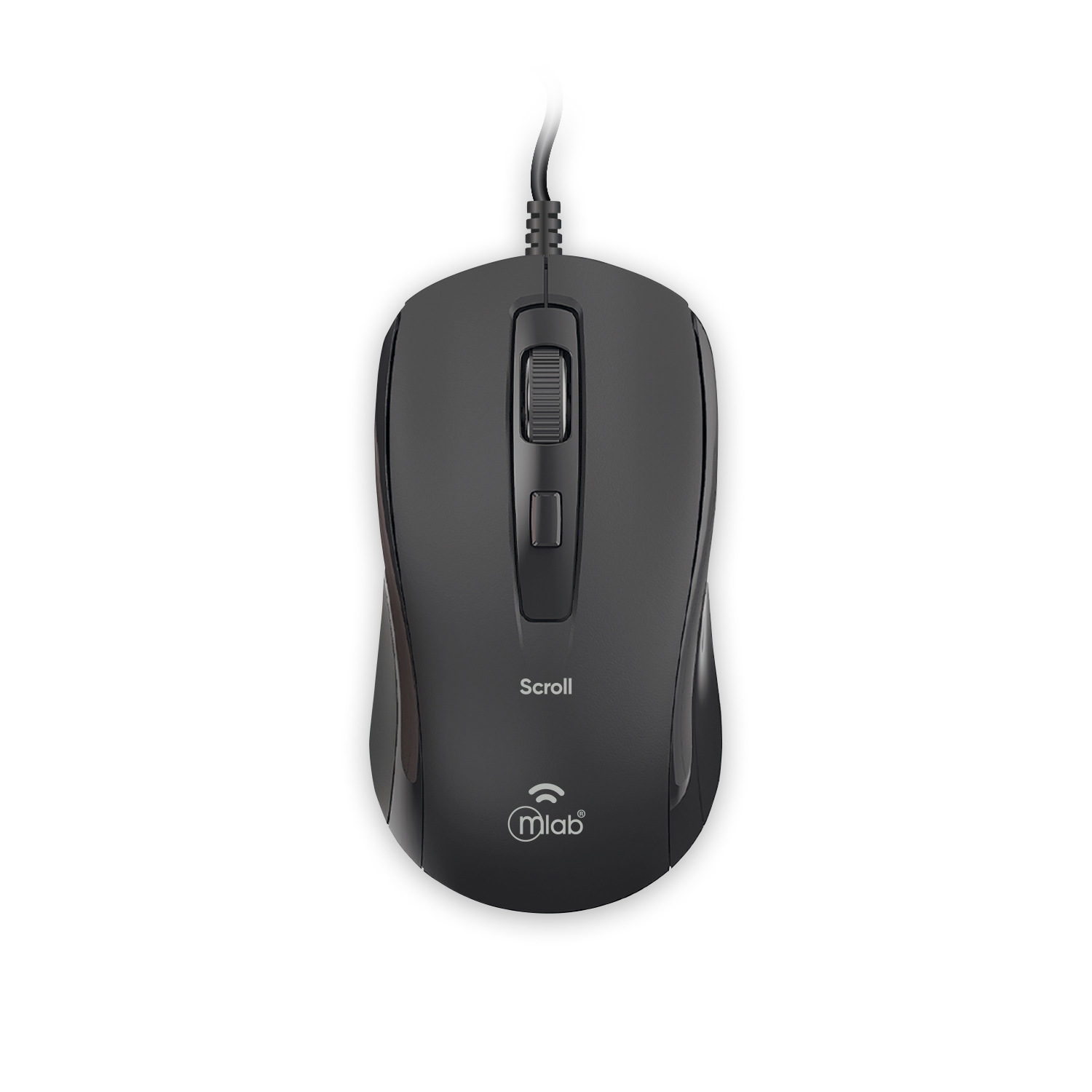 9726 - Scroll Wired mouse With Soft Scroll M40C - Black