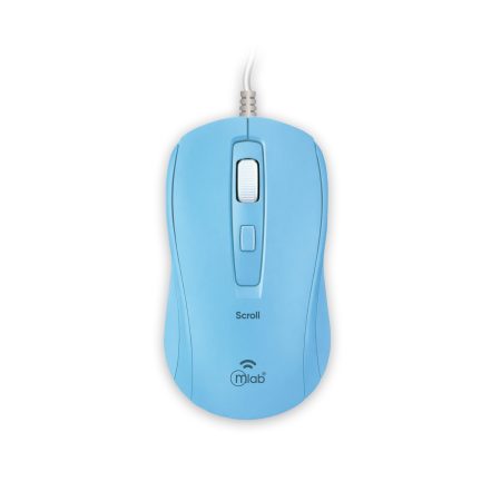 9729 - Scroll Wired mouse With Soft Scroll  M40C - Blue