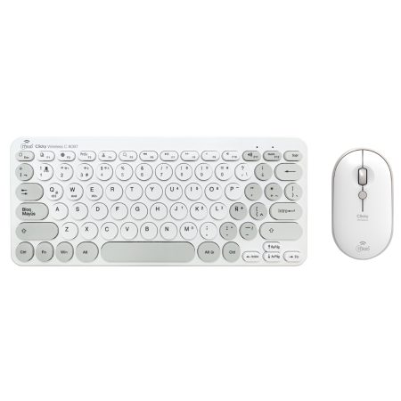 9741 - Clicky  Keyboard + Mouse - White