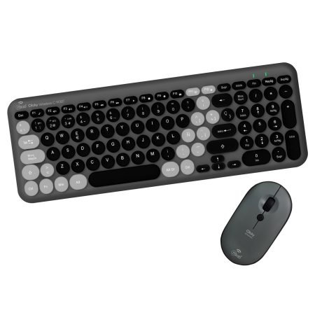 9742 - Clicky Wireless - Keyboard + Mouse - Black