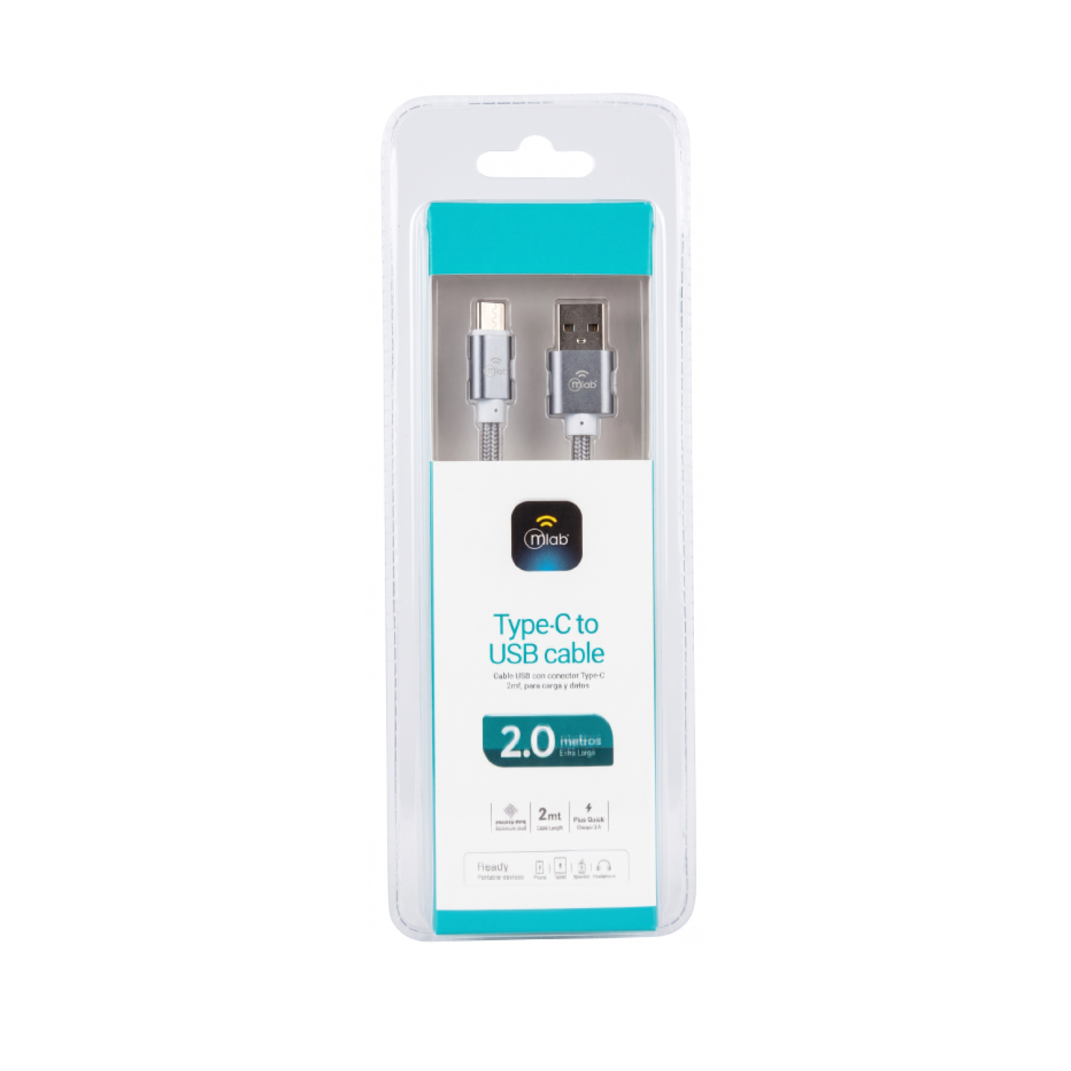 10140 - Type C - USB A - White - Image 2