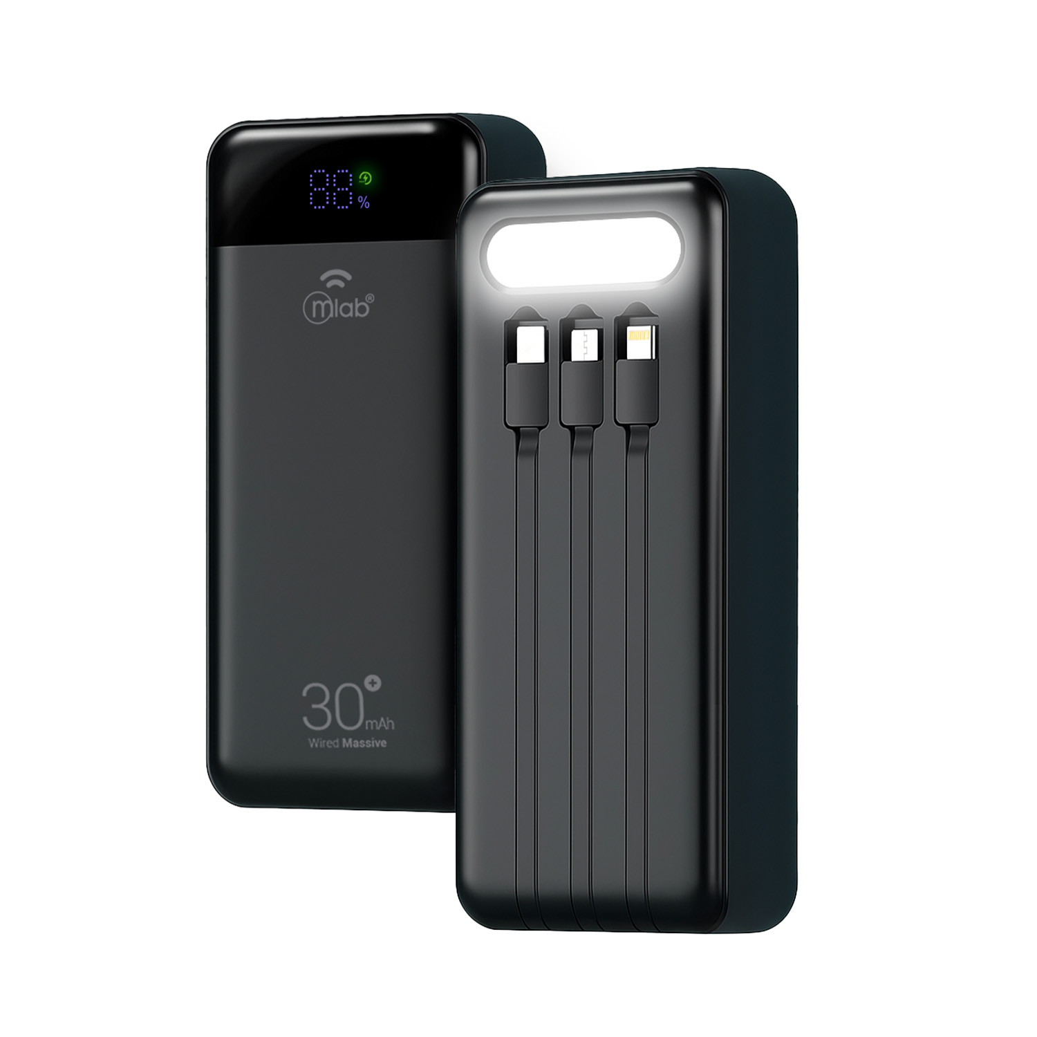 9666 - Power Bank Wired Massive - Image 2